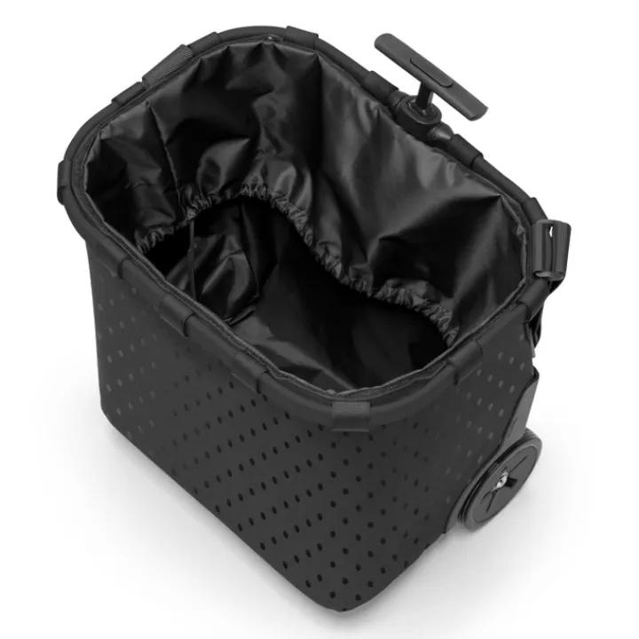 Boodschappen Trolleys|Reistrolleys>Reisenthel Shopping Carrycruiser Frame glossy dots black