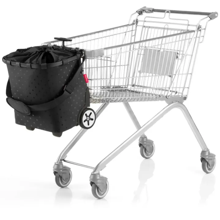 Boodschappen Trolleys|Reistrolleys>Reisenthel Shopping Carrycruiser Frame glossy dots black
