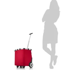 Boodschappen Trolleys|Reistrolleys>Reisenthel Shopping Carrycruiser red