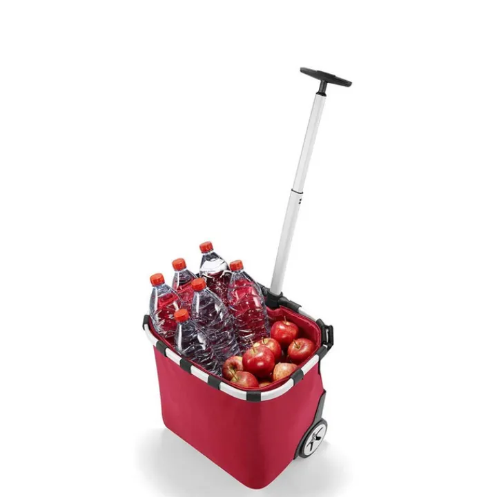 Boodschappen Trolleys|Reistrolleys>Reisenthel Shopping Carrycruiser red