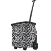 Boodschappen Trolleys|Reistrolleys>Reisenthel Shopping Carrycruiser Frame leo nero
