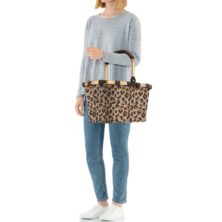 Boodschappentassen>Reisenthel Shopping Carrybag frame leo macchiato