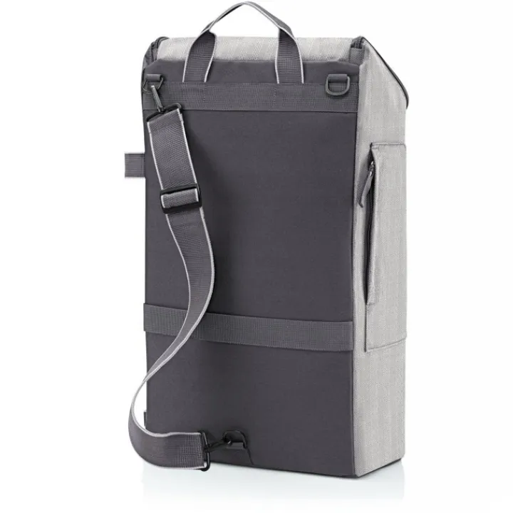 Boodschappen Trolleys|Reistrolleys>Reisenthel Shopping Citycruiser Bag herringbone grey