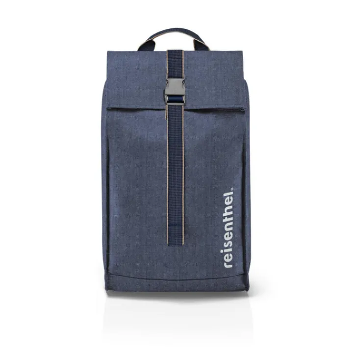 Boodschappen Trolleys|Reistrolleys>Reisenthel Shopping Citycruiser herringbone dark blue