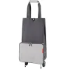 Boodschappen Trolleys|Reistrolleys>Reisenthel Shopping Foldable Trolley herringbone grey