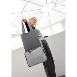 Boodschappen Trolleys|Reistrolleys>Reisenthel Shopping Foldable Trolley herringbone grey