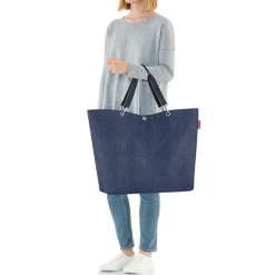 Shoppers|Herentassen>Reisenthel Shopping Shopper XL herringbone dark blue
