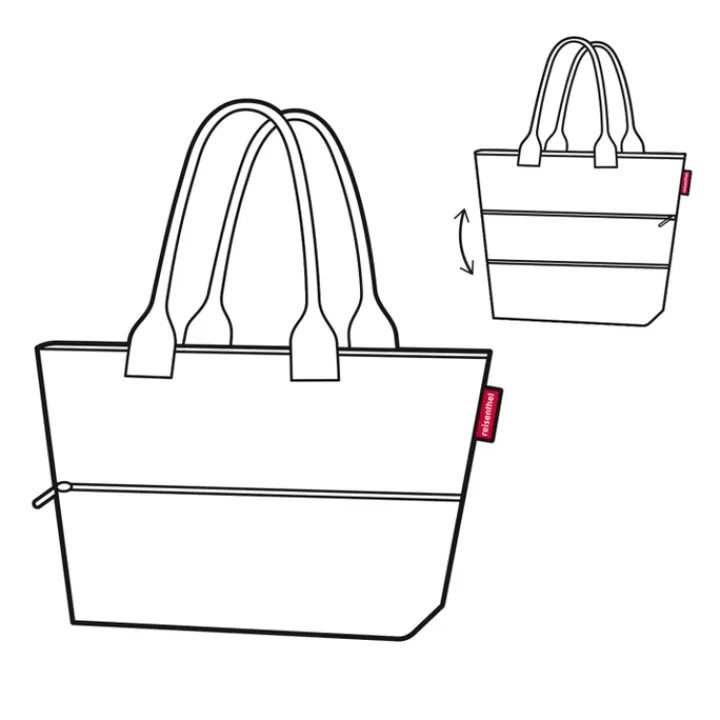 Shoppers|Herentassen>Reisenthel Shopping Shopper e1 herringbone dark blue
