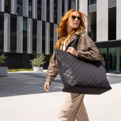 Shoppers|Damestassen>Reisenthel Shopping Shopper XL glossy dots black