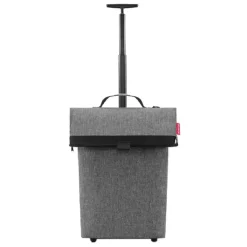 Boodschappen Trolleys|Reistrolleys>Reisenthel Shopping Trolley M twist silver