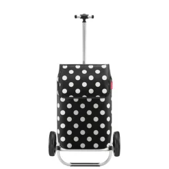 Boodschappen Trolleys|Reistrolleys>Reisenthel Shopping Trolley dots white