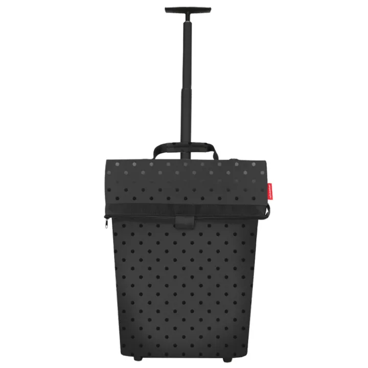Boodschappen Trolleys|Reistrolleys>Reisenthel Shopping Trolley M Frame glossy dots black