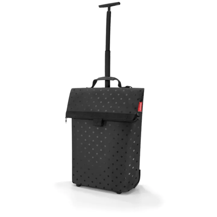 Boodschappen Trolleys|Reistrolleys>Reisenthel Shopping Trolley M Frame glossy dots black