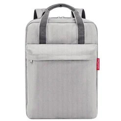 Kleine Rugzakken|15.6 Inch Laptoptassen>Reisenthel Travelling Allday Backpack M herringbone grey