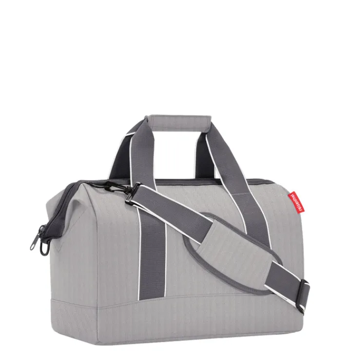 Kleine Reistassen|Handbagage Reistassen>Reisenthel Travelling Allrounder M herringbone grey