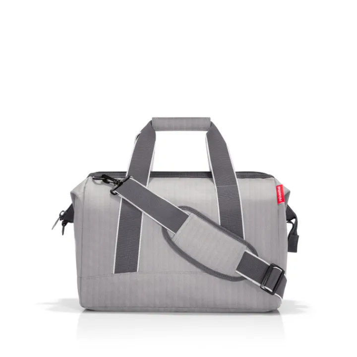 Kleine Reistassen|Handbagage Reistassen>Reisenthel Travelling Allrounder M herringbone grey