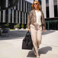 Heren Reistassen|Dames Reistassen>Reisenthel Travelling Allrounder L glossy dots black