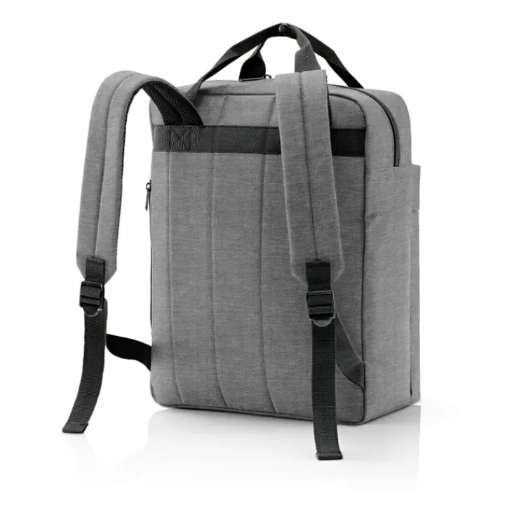 Kleine Rugzakken|15.6 Inch Laptoptassen>Reisenthel Travelling Allday Backpack M twist silver