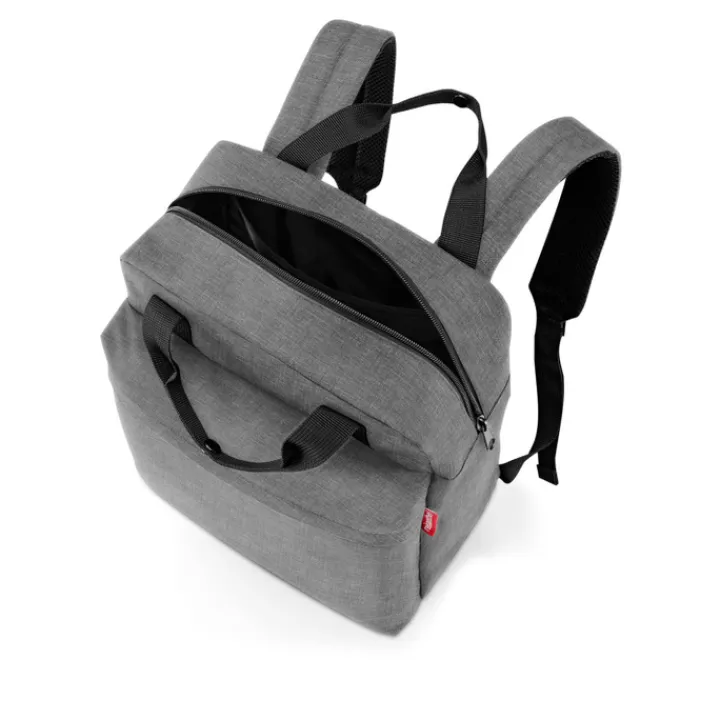 Kleine Rugzakken|15.6 Inch Laptoptassen>Reisenthel Travelling Allday Backpack M twist silver