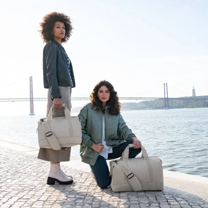Heren Reistassen|Dames Reistassen>Reisenthel Travelling Allrounder L herringbone sand