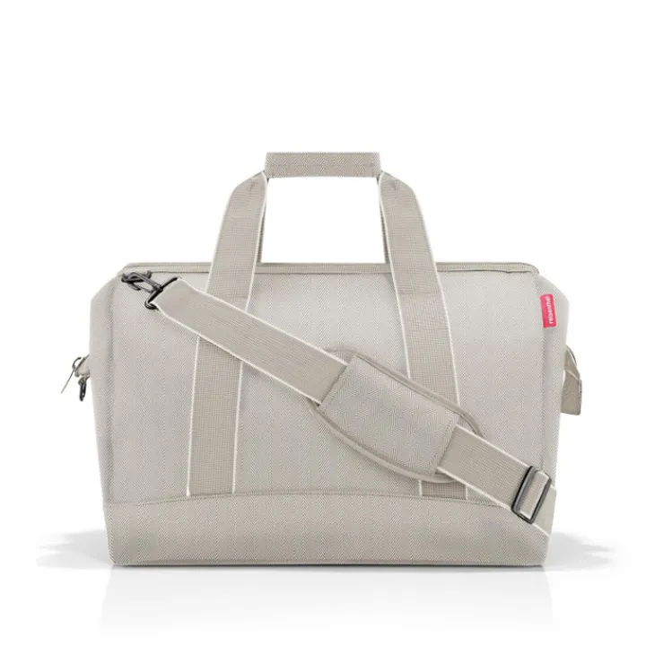Heren Reistassen|Dames Reistassen>Reisenthel Travelling Allrounder L herringbone sand