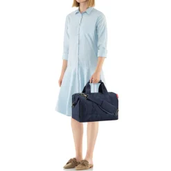 Kleine Reistassen|Handbagage Reistassen>Reisenthel Travelling Allrounder M rhombus midnight gold