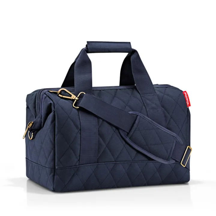Kleine Reistassen|Handbagage Reistassen>Reisenthel Travelling Allrounder M rhombus midnight gold