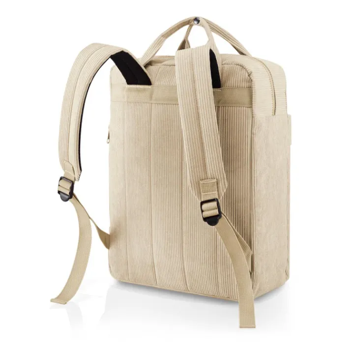 Kleine Rugzakken|Heren Rugzakken>Reisenthel Travelling Allday Backpack M cord sand