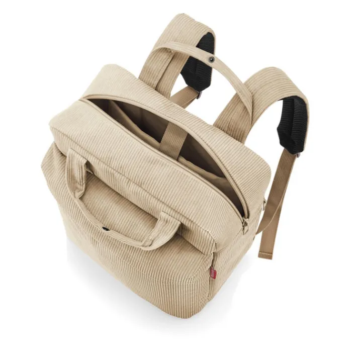 Kleine Rugzakken|Heren Rugzakken>Reisenthel Travelling Allday Backpack M cord sand