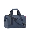 Kleine Reistassen|Handbagage Reistassen>Reisenthel Travelling Allrounder M herringbone dark blue