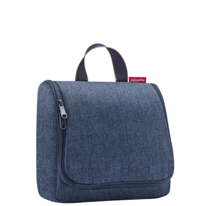 Toilettassen>Reisenthel Travelling Toiletbag herringbone dark blue