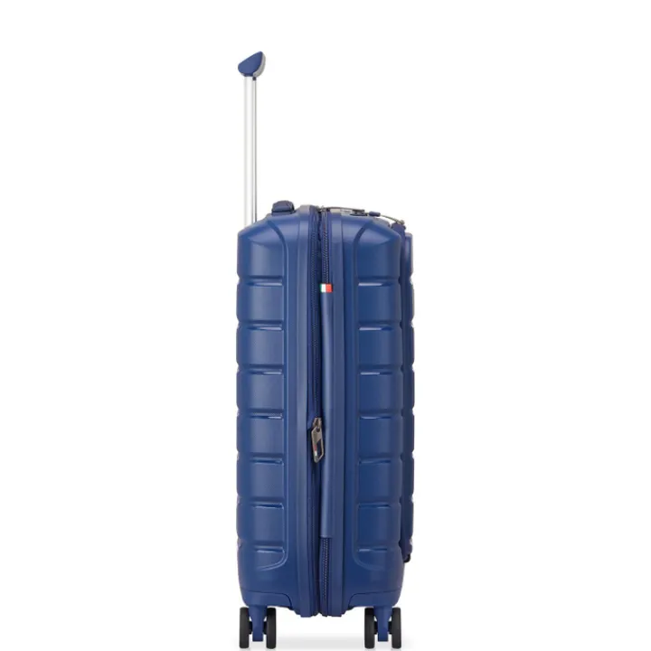 Transavia Trolleys|Ryanair Trolleys>Roncato B-Flying Cabin Trolley 55 with Front Pocket blu notte