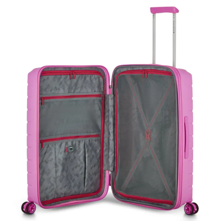 Reiskoffers|Harde Koffers>Roncato B-Flying Expandable Trolley 68 spot pink