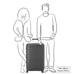 Reiskoffers|Lichtgewicht Koffers>Roncato B-Flying Expandable Trolley 78 blu notte