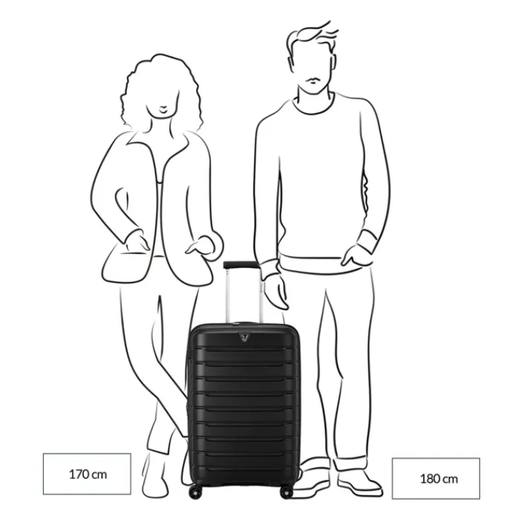 Reiskoffers|Harde Koffers>Roncato B-Flying Expandable Trolley 68 salvia