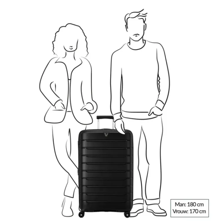 Reiskoffers|Lichtgewicht Koffers>Roncato B-Flying Expandable Trolley 78 spot apricot orange