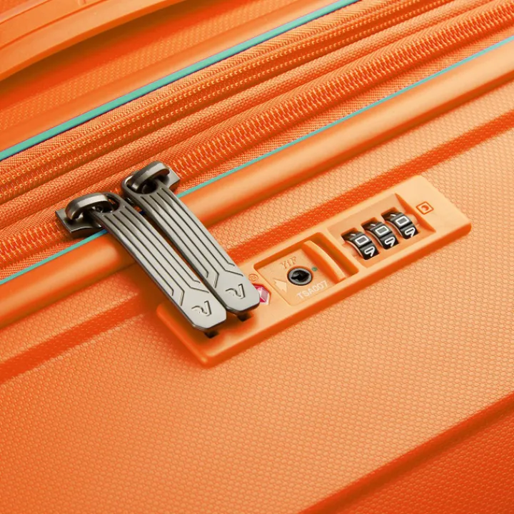 Reiskoffers|Lichtgewicht Koffers>Roncato B-Flying Expandable Trolley 78 spot apricot orange