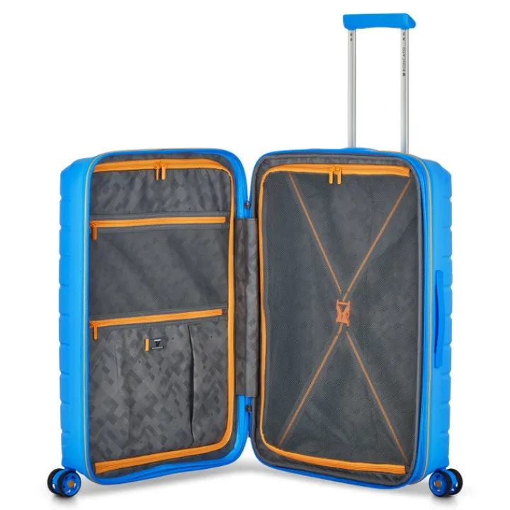 Reiskoffers|Harde Koffers>Roncato B-Flying Expandable Trolley 68 spot sky blue