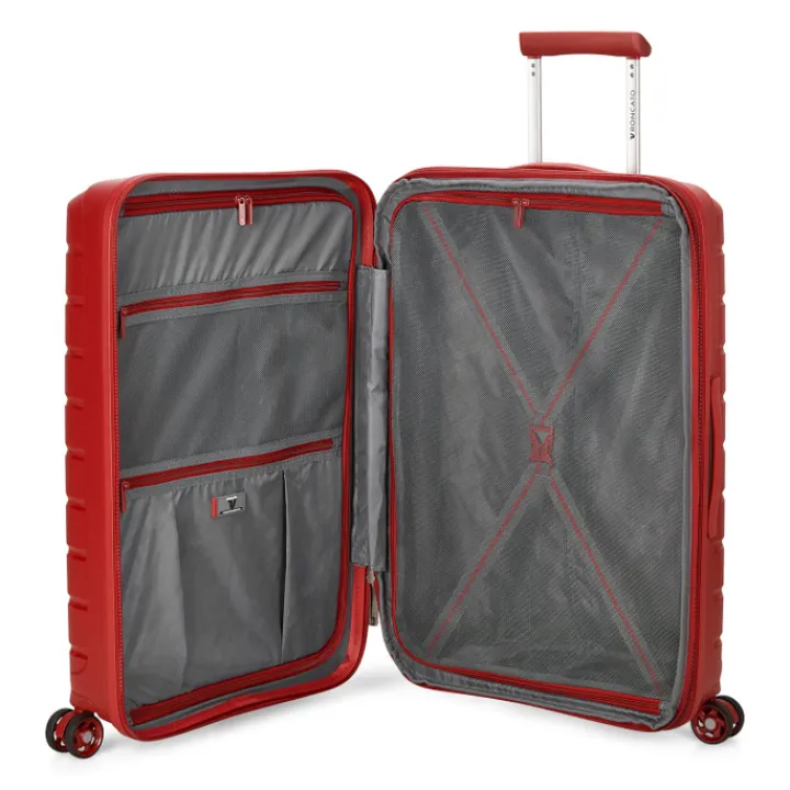 Reiskoffers|Harde Koffers>Roncato B-Flying Expandable Trolley 68 rosso