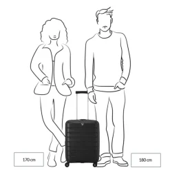 Transavia Trolleys|Easyjet Trolleys>Roncato B-Flying Expandable Trolley 55 salvia