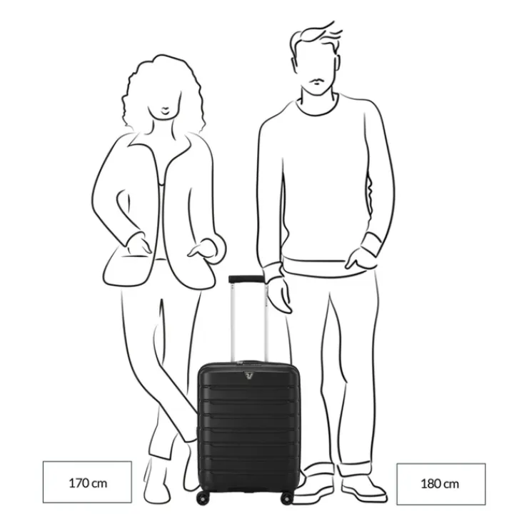 Transavia Trolleys|Easyjet Trolleys>Roncato B-Flying Expandable Trolley 55 salvia