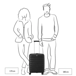 Transavia Trolleys|Easyjet Trolleys>Roncato B-Flying Expandable Trolley 55 spot pink