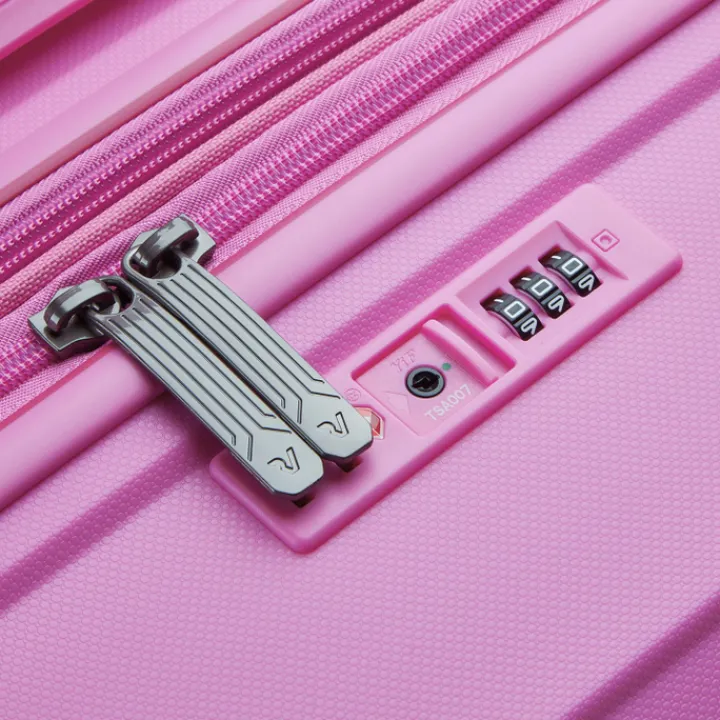 Transavia Trolleys|Easyjet Trolleys>Roncato B-Flying Expandable Trolley 55 spot pink