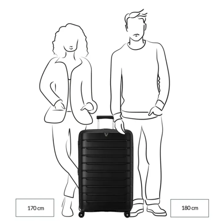 Reiskoffers|Lichtgewicht Koffers>Roncato B-Flying Expandable Trolley 78 spot sky blue