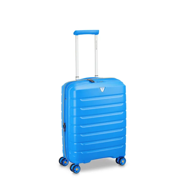 Transavia Trolleys|Easyjet Trolleys>Roncato B-Flying Expandable Trolley 55 spot sky blue