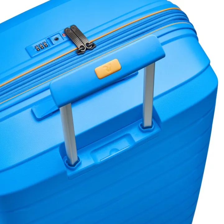 Transavia Trolleys|Easyjet Trolleys>Roncato B-Flying Expandable Trolley 55 spot sky blue