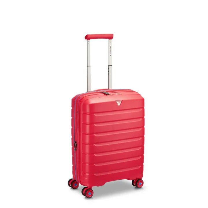 Transavia Trolleys|Easyjet Trolleys>Roncato B-Flying Expandable Trolley 55 spot radiant red