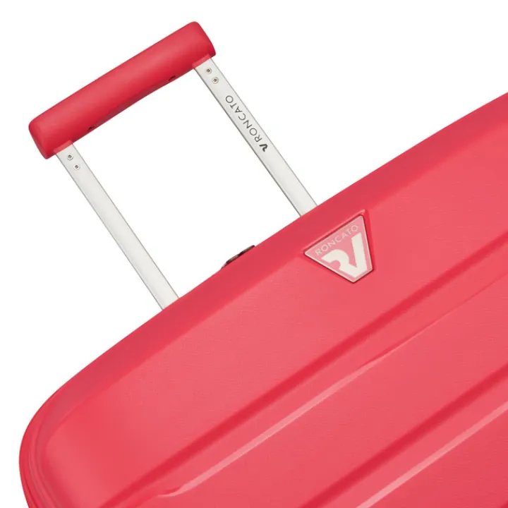 Transavia Trolleys|Easyjet Trolleys>Roncato B-Flying Expandable Trolley 55 spot radiant red