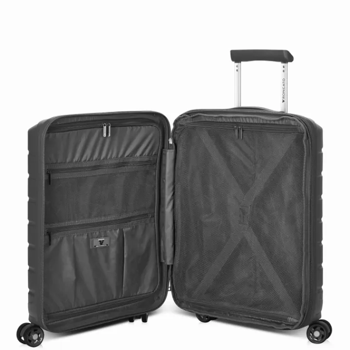 Transavia Trolleys|Easyjet Trolleys>Roncato B-Flying Expandable Trolley 55 antracite