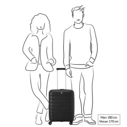Transavia Trolleys|Easyjet Trolleys>Roncato B-Flying Expandable Trolley 55 denim